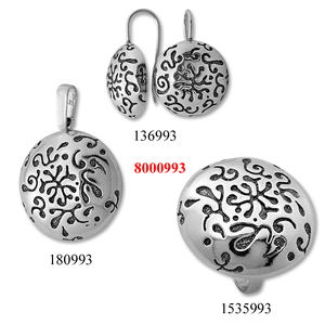 Ασημένια κοσμήματα-σετ 8000993
