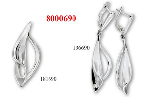 Ασημένια κοσμήματα-σετ 8000690